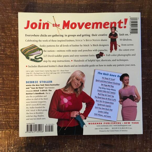 Stitch ‘n B**** Nation Knit Pattern Book-- 50 Hip, Funkier Knitting Patterns - Picture 2 of 7